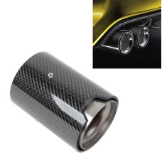Car Modified Glossy Surface Exhaust Pipe Carbon Fiber Tail Throatfor BMW M2 / M3 / M4 / M5, Outer Diameter of Air Inlet:66mm