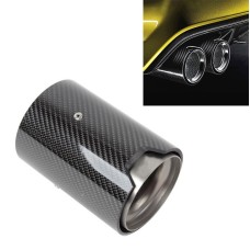 Car Modified Glossy Surface Exhaust Pipe Carbon Fiber Tail Throatfor BMW M2 / M3 / M4 / M5, Outer Diameter of Air Inlet:70mm