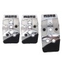 3 PCS Universal Stainless Steel Car Safety Manual Brake Pedals Pads