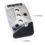 3 PCS Universal Stainless Steel Car Safety Manual Brake Pedals Pads