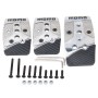 3 PCS Universal Stainless Steel Car Safety Manual Brake Pedals Pads