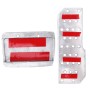 2 in 1 Stainless Steel Car Safety Automatic Gas Brake Pedals Pads for Honda