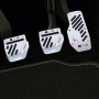 CS-321 3 in 1 Non-Slip Manual Car Truck Pedals Foot Brake Pad Cover Set (Black)