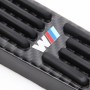 2 in 1 Non-Slip Carbon Fiber Manual Car Truck Foot Pedals Brake Gas Fuel Pad Cover Kit for BMW(Black)