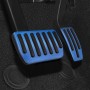 2 in 1 Car Non-Slip Pedals Foot Brake Pad Cover Set for Tesla Model S / X (Blue)
