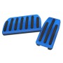 2 in 1 Car Non-Slip Pedals Foot Brake Pad Cover Set for Tesla Model S / X (Blue)