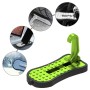 Multi-functional Car Door Sill Step Pedals Pads with Safety Hammer(Green)