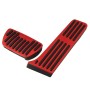 2 in 1 Car Non-Slip Pedals Foot Brake Pad Cover Set for Toyota RAV4, Right Driving(Red)