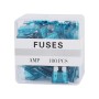 100 PCS 12V Car Add-a-circuit Fuse Tap Adapter Blade Fuse Holder (Big Size)(Blue)