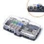 Car Audio Stereo Distribution Block Ground Mini ANL Fuse Block 4 Way Fuse Block 30A 60A 80Amp with LED
