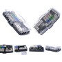 Car Audio Stereo Distribution Block Ground Mini ANL Fuse Block 4 Way Fuse Block 30A 60A 80Amp with LED