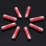 100 PCS Car Auto Fuse European Automotive Fuse (16A Red)