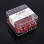 100 PCS Car Auto Fuse European Automotive Fuse (16A Red)