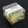 100 PCS Car Auto Fuse European Automotive Fuse (20A Yellow)