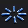 100 PCS Car Auto Fuse European Automotive Fuse (25A Blue)