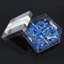 100 PCS Car Auto Fuse European Automotive Fuse (25A Blue)