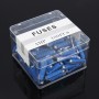 100 PCS Car Auto Fuse European Automotive Fuse (25A Blue)