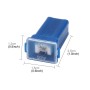 10 PCS Vehicle Car Plastic Shell Straight Female Terminal Push in Blade Cartridge PAL Fuse 100Amp 32V