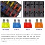 1 in 10 Out Fuse Box Screw Terminal Section Fuse Holder Kits with LED Warning Indicator for Auto Car Truck Boat