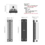 CS-979A2 FB1904 1 In 1 Out 12 Ways No Distinction Positive Negative Fuse Box without Fuse for Auto Car Truck Boat