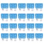 100 PCS Auto Mini Blade Fuse (15A), DC 12V(Blue)