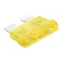 100 PCS Auto Mini Blade Fuse (20A), DC 12V(Yellow)