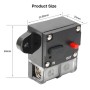 50A Auto Circuit Breaker Car Audio Fuse Holder Power Insurance Automatic Switch(Black)