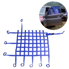 Универсальный нейлоновый автомобильный окно, сетевая сеть автомобиля раллийные гонки, сетка, размер: 60 х 50 см (синий)