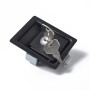 Black Paddle Door Latch & Keys Tool Box для трейлера / яхты / грузовика