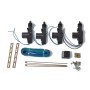 Car 4 Universal Power Door Lock Actuator Kit 2 Wires & 5 Wires Auto Locking System Motor, DC 12V