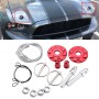 XH-6041 CAR Universal Modified Aluminum Alloy Mogne Cope Cop (красный)