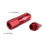 20 PCS Aluminum Alloy Wheel Drive Hub Adaptor Car Wheel Nut Car Parts(Red)