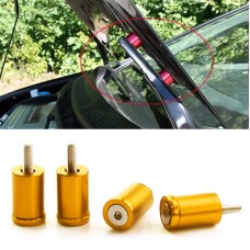 4 PCS Car Modified Isolation Column Engine Cover Blocked Up Screw Engine Turbine Ventilation Gasket Screw Washer (Gold)