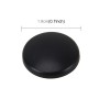 12 PCS Plastic Flat Head Screw Cap Cover Screw Cover Car Decoration Screw Nut Covers(Black)