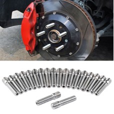 20 PCS 5.8cm Universal Car Modification Extended Wheels Stud Conversion M14x1.25 to M12x1.5 Screw Adapter LN032 LN033 LN044