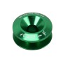 4 PCS Car Modified Screw Gaskets Bodywork Stainless Steel Gasket Bolts, Diameter: 24mm(Green)