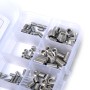 200 PCS Car 304 Stainless Steel Concave Head Hexagon Socket Screws Assortment Kit