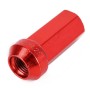 Aluminum Alloy Car Wheel Drive Hub Adaptor Hyper Steel Wheel Nut(Red)