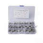 325 PCS Round Shape Stainless Steel Flat Washer Assorted Kit M2-M16 for Car / Boat / Home Appliance