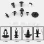 292 PCS CAR CLIPS ASSORTMENT CAR PANER Триминка пластиковые заклинатели набор заклинателей заклинателей