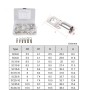 36 PCS Boat / Car Bolt Hole Tinned Copper Terminals Set Wire Terminals Connector Cable Lugs SC Terminals