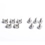 50 Sets M5 Square Hole Hardware Cage Nuts & Mounting Screws Washers for Server Rack and Cabinet (M5 x 16mm)