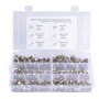 100 Sets M5 M6 Square Hole Hardware Cage Nuts & Mounting Screws Washers for Server Rack and Cabinet