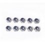 60 PCS Car 304 Stainless Steel Lock Nuts Nylon Insert Locknut Kit M3-M10