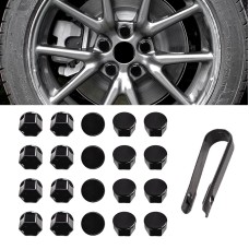 Wheel Drive Hub Adaptor Car Wheel Nut Screw Cap Protection Cover for Tesla Model 3