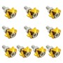 XH-AN071 10 PCS Car Modified Universal Screws Washer Spacer Ring (Gold)