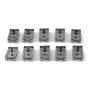 200 PCS B Nut Kit Spire Clips Zinc Speed Fasteners Lug Nuts