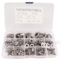 684 PCS Stainless Steel Spring Lock Washer Assorted Kit for Car / Boat / Home Appliance