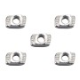 A5555 180 PCS European Standard T-shape Slide Nut with Wrench