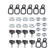 A5564 8 Sets Car Hard Top Fast Removal Screws Fastener Kit for Jeep